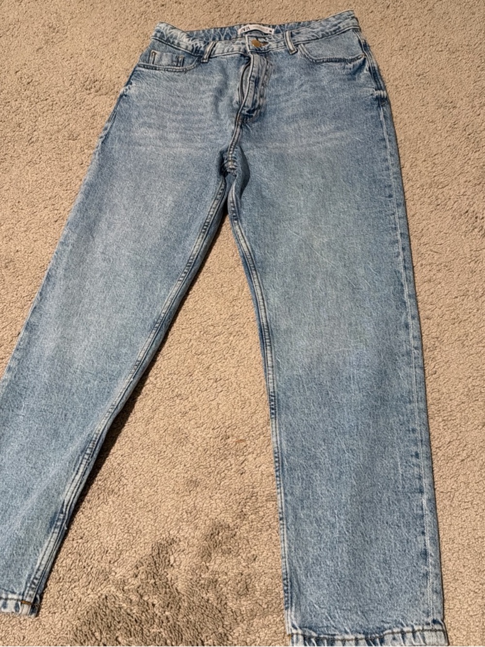 Zara blue Mom Jeans